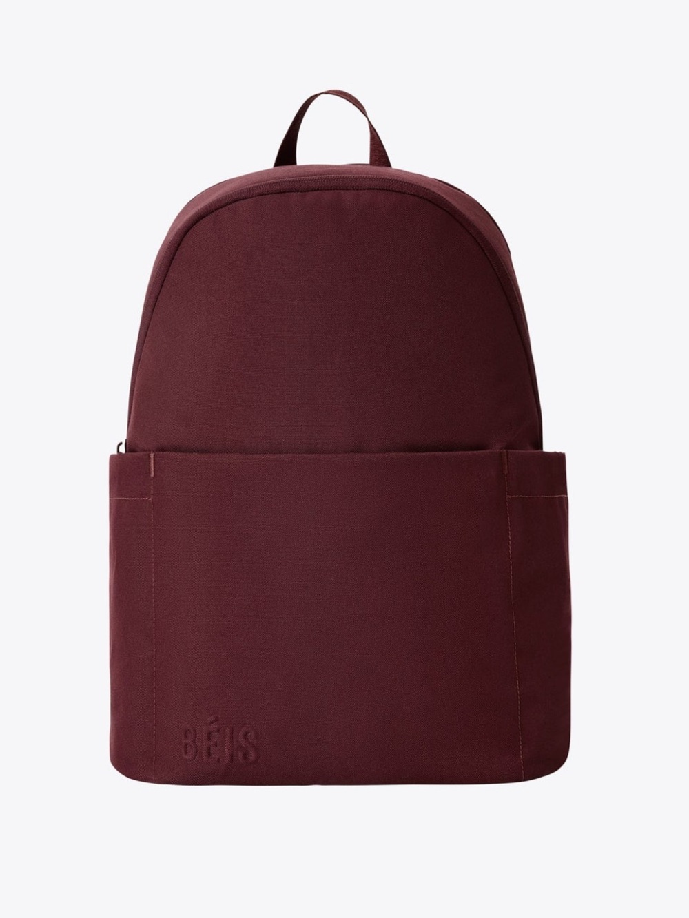 BEIS the classic Backpack in Burgundy